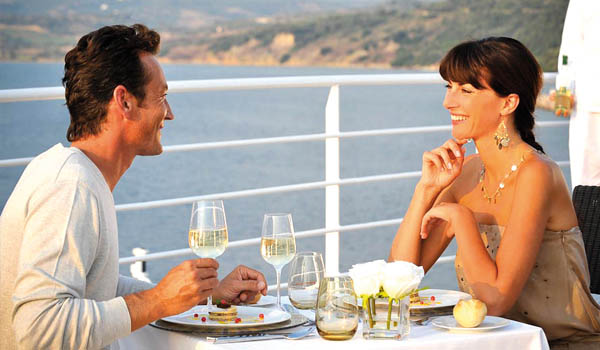 Al fresco dining onboard Ponant's ships